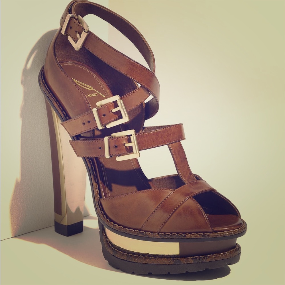 B Brian Atwood ‘Teatro’ Platform Sandals